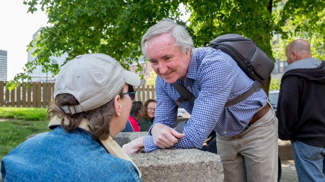 Doing medical rounds on streets, alleys of Boston